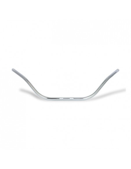 Handlebar Beach bar 1" x 5" wide 100cm chrome, with pits