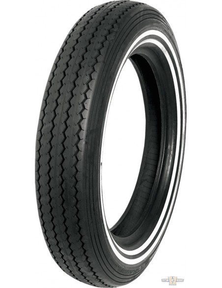 Tire Shinko front/rear Shr 240 Classic MT90-16 74H double stripe white