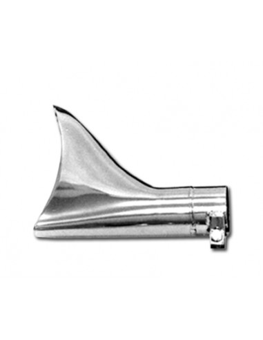 Fish fin finish with clamp for 1-3/4" tubes