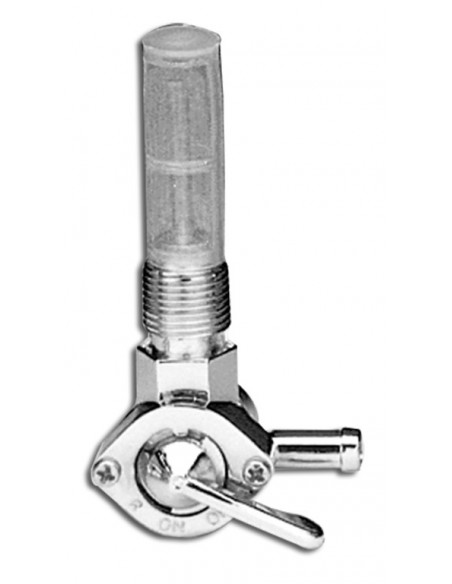 Rubinetto benzina 3/8" cromato