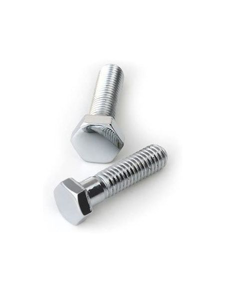 1/4-20 inch chrome hexagonal head screws 16 mm long