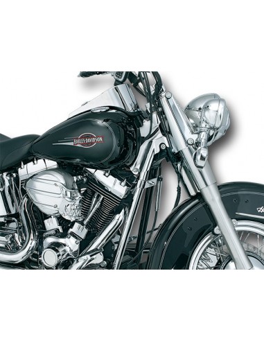 Coperchi tubi telaio anteriore Kuryakyn per Softail 07-16