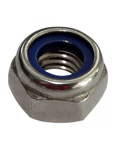 Self-locking inch nuts chromed 5/8-18