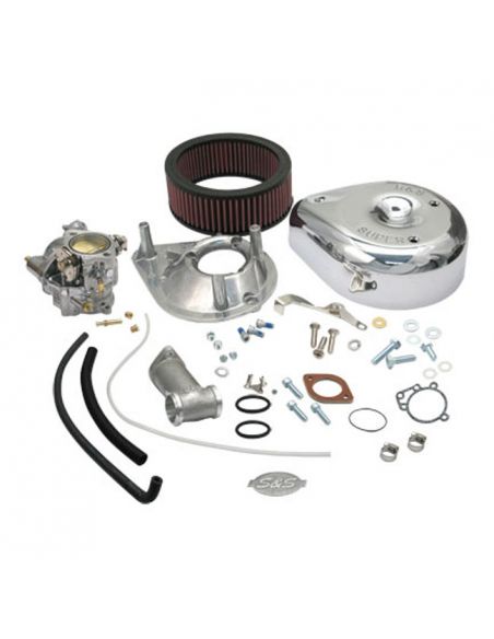 Carburatore S&S Super E - kit completo per modelli Shovelhead dal 66 a inizio 78 con paraolio collettore O-ring