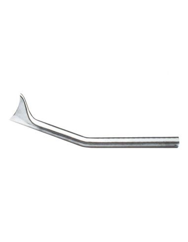 Fishtail muffler upsweep 79 cm long chrome