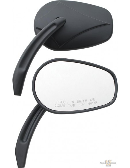 Black arrow head mirrors