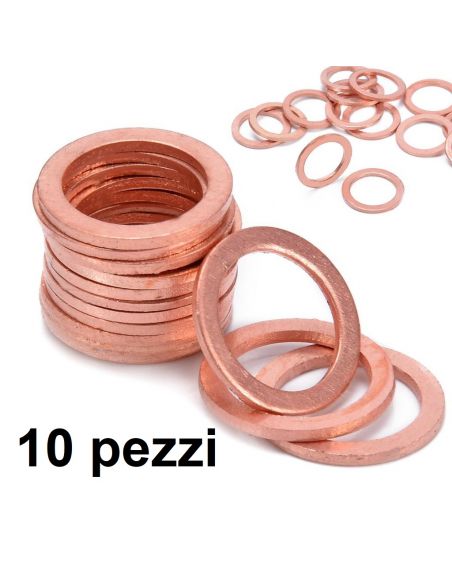 Rondelle da 10mm per raccordi freno, confezione da 10 rondelle