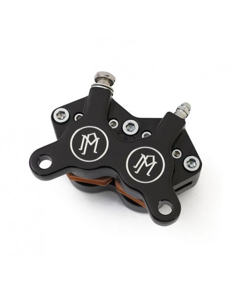 Brake caliper PM 4 front pistons. Full Left/Right Support - Black