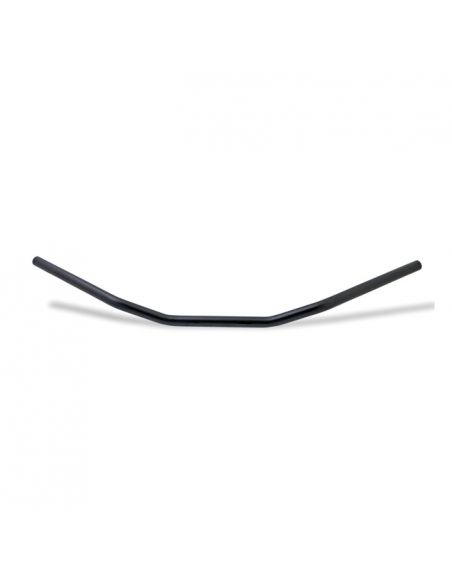 Flyer handlebar 1'', 98 cm wide 5 cm high, black, with dimples