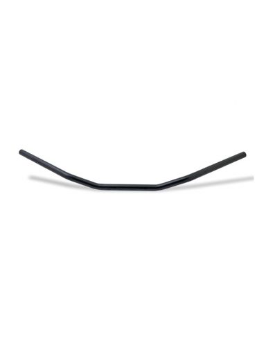 Flyer handlebar 1'', 98 cm wide 5 cm high, black, with dimples