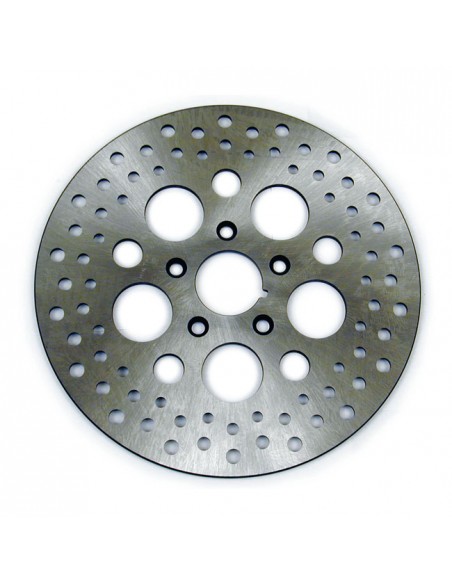 Front brake disc diameter 11.5" satin stainless steel ventilated for Softail from 2000 to 2014