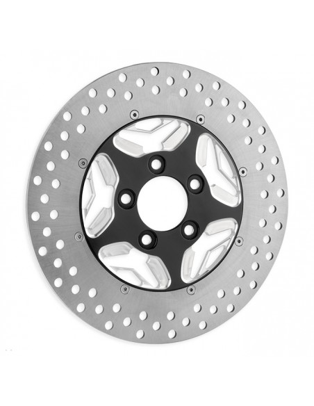 Disco freno anteriore Diametro 11,5" Speed Star - nero per Dyna dal 2000 al 2005