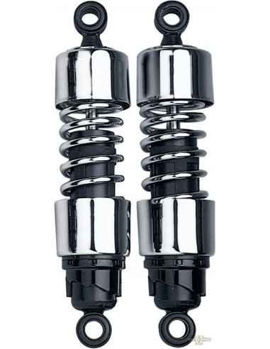 Shock absorbers 12" chrome Progressive Suspension 412 – hard for Touring from 1986 to 2005