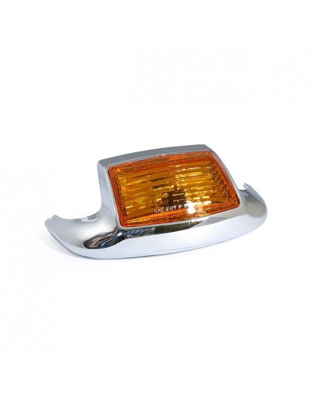 Chromed front light toe cap...