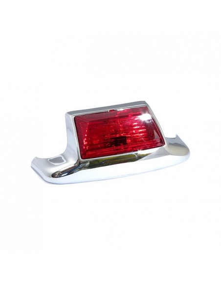 Chromed rear light toe cap...