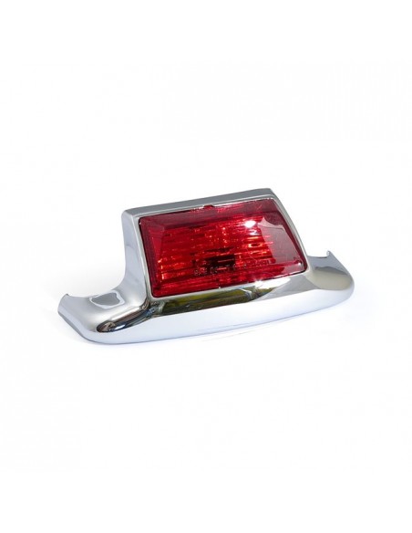 Chromed rear light toe cap...