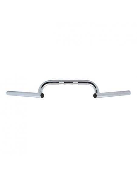 Clubman handlebar 1'' high 5'', 70 cm wide, Chrome without dimples