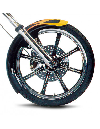 Front brake disc Diameter 11.8" meridian left or right chrome for Dyna from 2006 to 2017 (excluding Dyna alloy wheels)