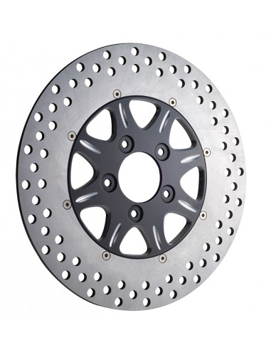 Rear brake disc Diameter 11.5" meridian - black for FXR, Dyna, Softail from 1981 to 2017