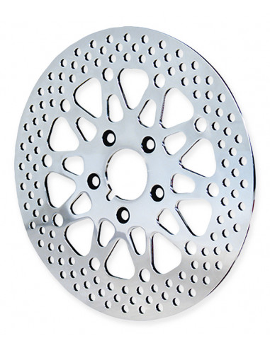 Rear brake disc Diameter 11.5" satin Wilwood for Dyna from 1991 to 1999