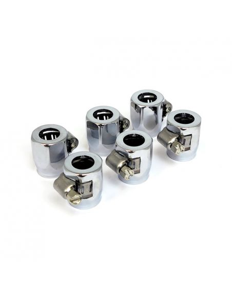 ChromeD G tube clamps 5/16" (pack of 6 pieces)