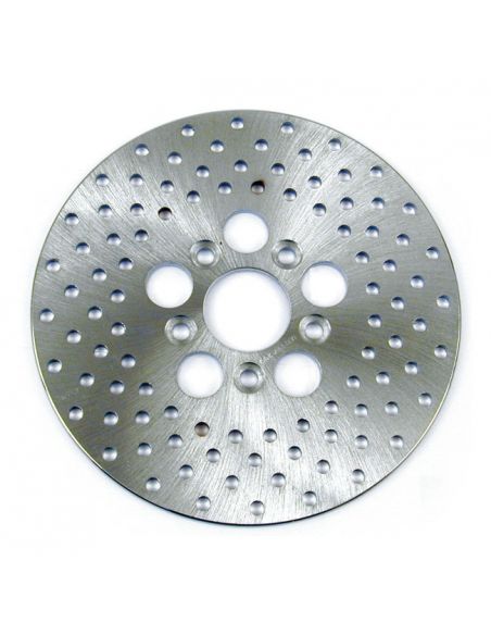 Disco freno anteriore Diametro 11,5" inox satinato ventilato Per Sportster e FX Shovel dal 1974 al 1977