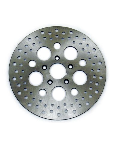 Disco freno posteriore Diametro 10" inox satinato ventilato per FX dal 1973 al 1980