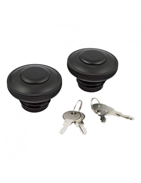 Petrol caps with black lock