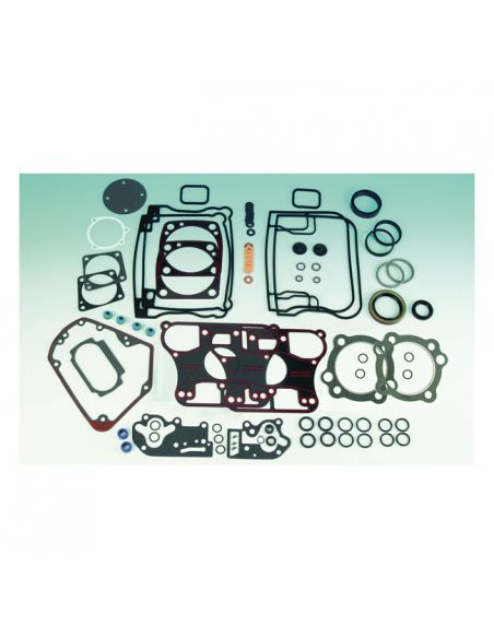 Engine gasket kit with metal balance and cylinder base