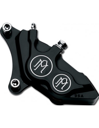 Brake caliper PM 4 front pistons. - direct left attack - black