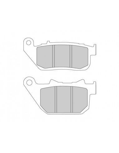 Pastiglie posteriori organiche per Evolution Sportster