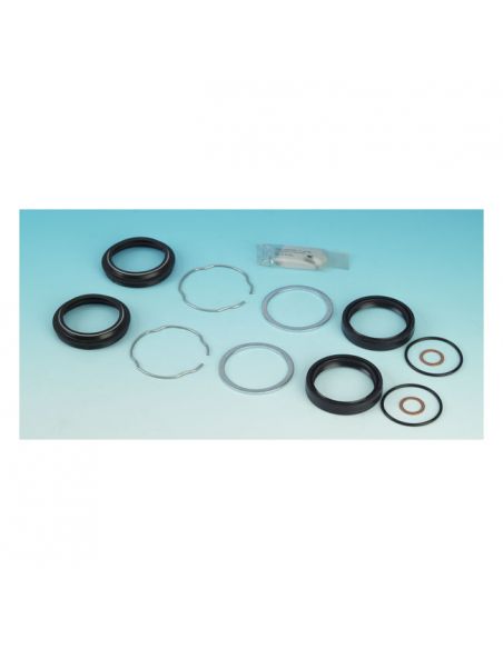 Kit guarnizioni paraoli forcelle 49 mm Per Dyna dal 2006 al 2017 