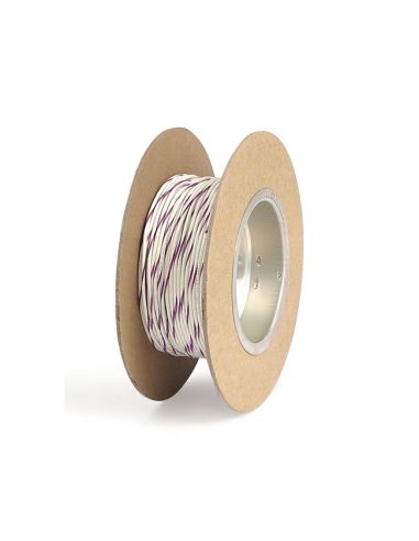 Electric cable coating pvc white/purple