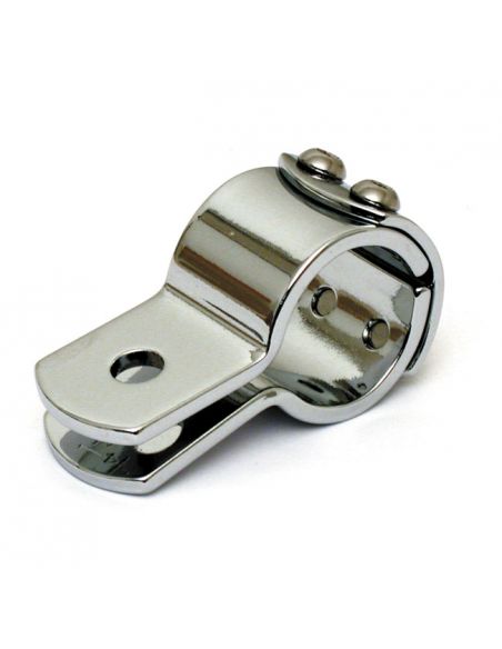 Clamp in 3 pieces diameter 25mm chrome