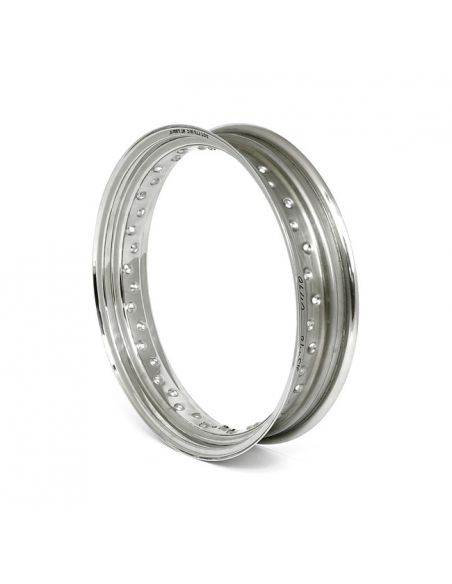 Rim 16x3.50 - 40 holes - polished stainless steel