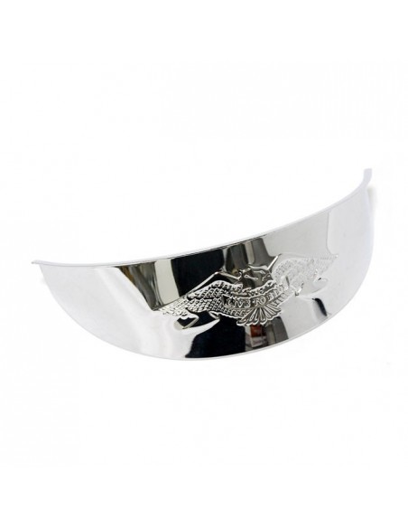 Chrome visor with 7"...