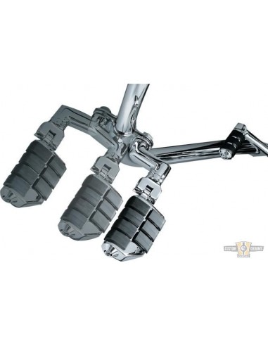 Iso2 Kuryakyn clamp pedals 1 1/4"