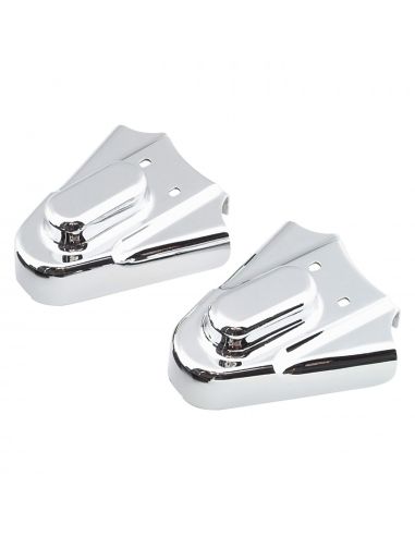 Chrome Phantom rear wheel pin covers for Softail from 1986 to 2007