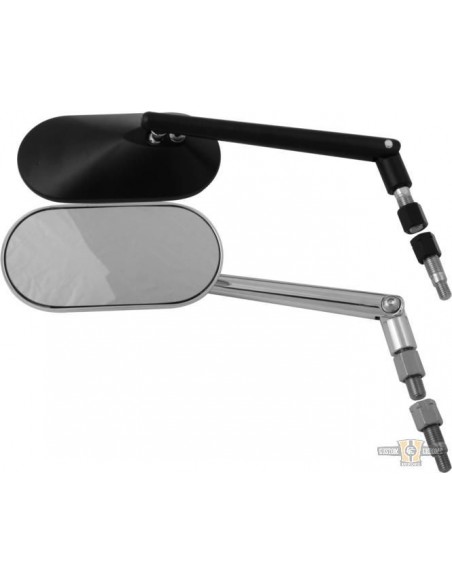 Oval mirror Agila chrome