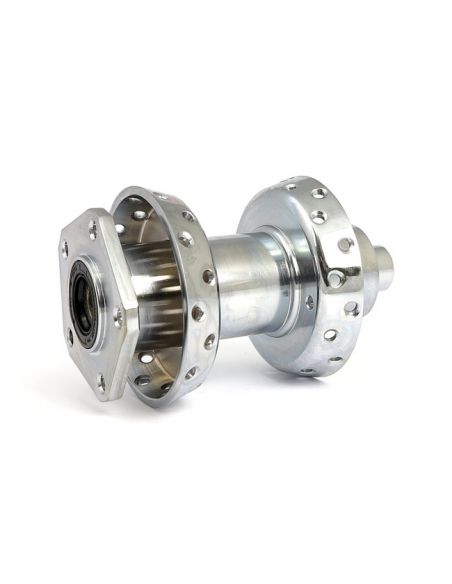 Front hub 40 holes Polished Single Flange For Softail FXST from 2000 to 2007