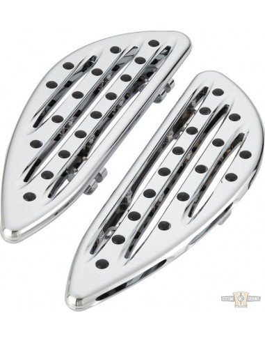 Ness Deep Cut driver footpegs chrome