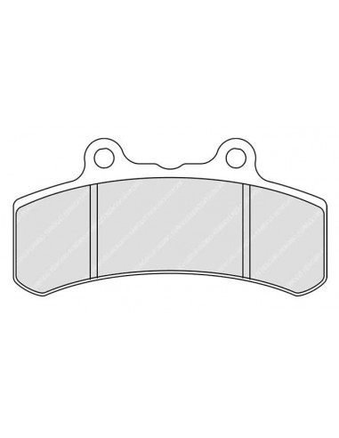 Organic front pads for buell 94-97