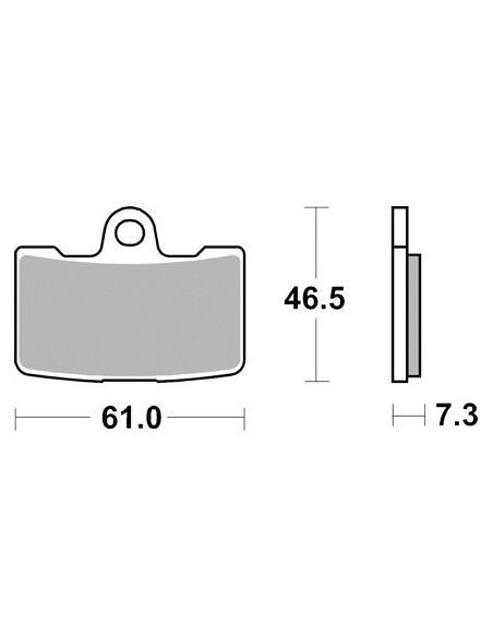 Pastiglie anteriori sinterizzate per Buell 1125R / CR