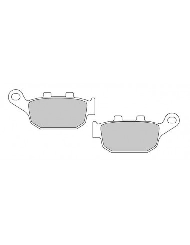 Pastiglie posteriori organiche per Buell XB12R