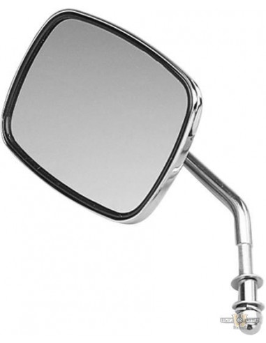 Short stem left mirror cromo