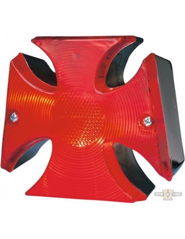 Rear light Croce maltese chrome