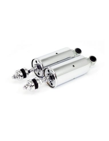 Chrome shock absorbers for Softail from 2000 to 2017 ref OEM 54549-04 and 54508-00