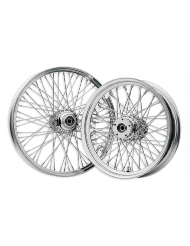 Rear wheel. 16 x 3,5 - 40 spokes chrome