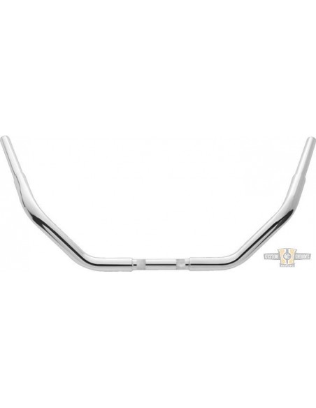 Manubrio Road King 1-1/4" alto 5,5" Largo 82cm Cromato, per Acceleratore Elettronico, preforato,