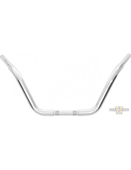 Manubrio Road Glide 1-1/4" alto 8,5" Largo 78cm Cromato, per Acceleratore Elettronico, preforato,